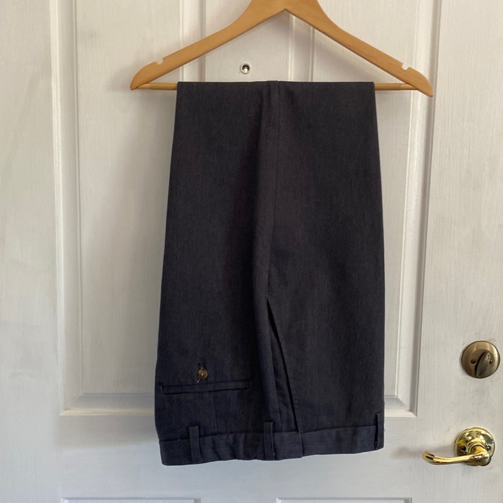 Haggar Mens Charcoal Grey dress pants